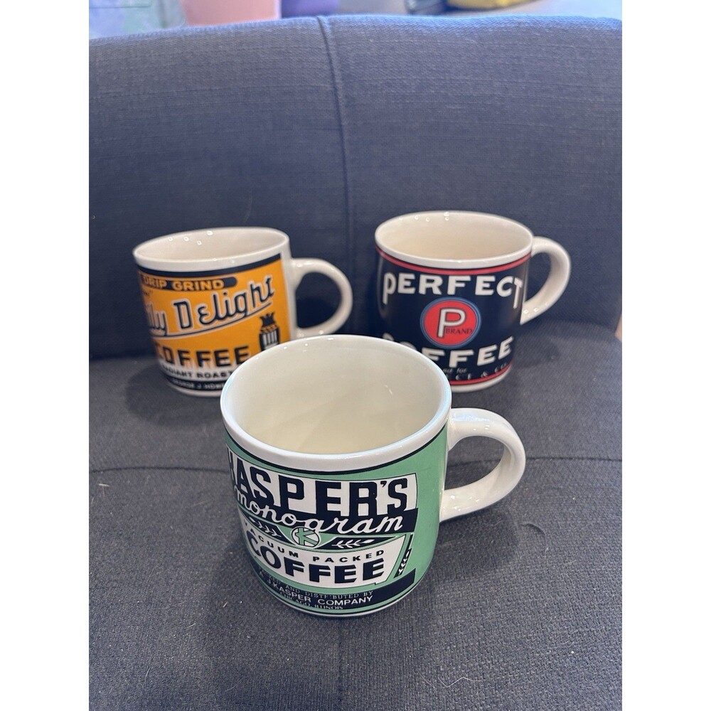 Vintage Yester Year Brand By Westwood Coffee Cup Mug 1992 Lot Of 3